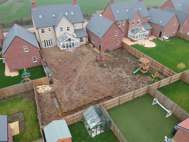 New Build Garden Makeover Jack Drewe Landscaping & Maintenance