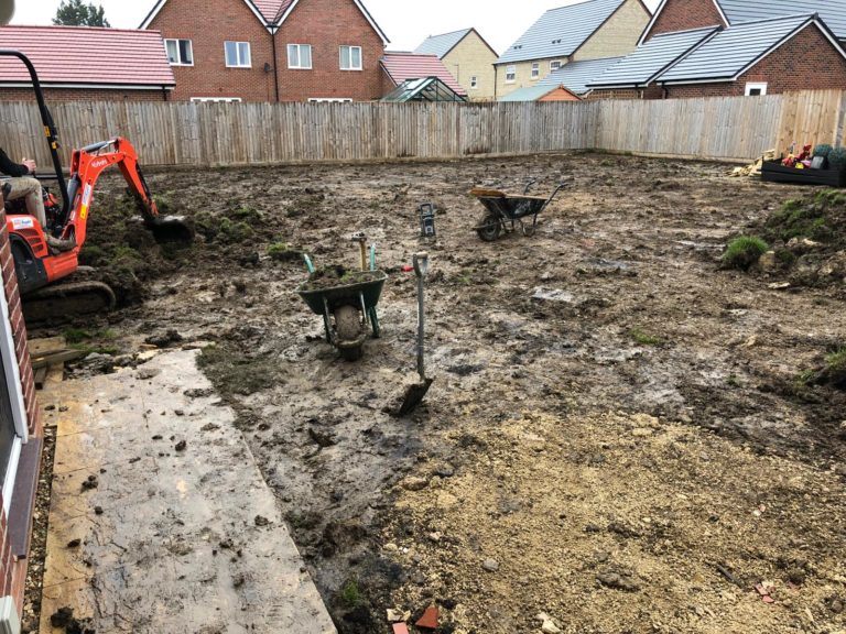 New Build Garden Makeover Jack Drewe Landscaping & Maintenance